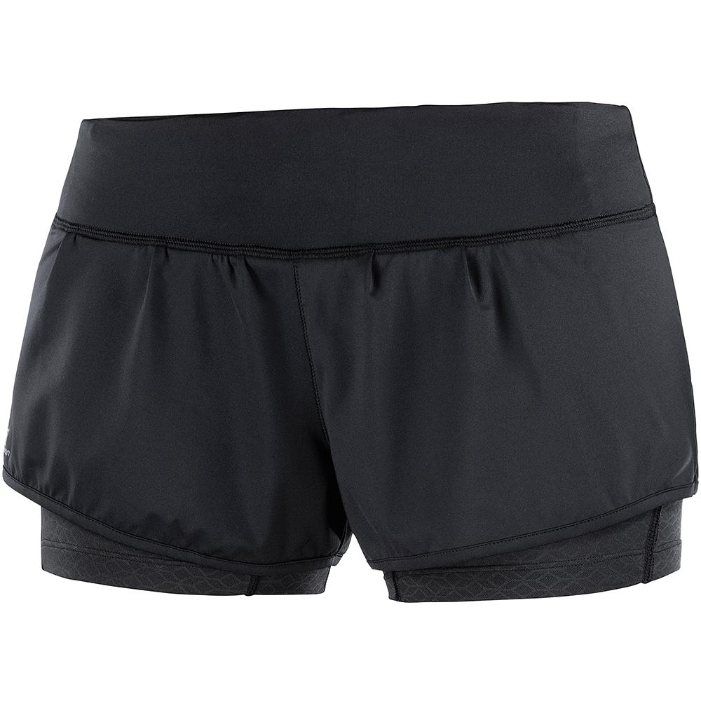 Salomon Israel ELEVATE AERO W - Womens Shorts - Black (PVAC-61902)